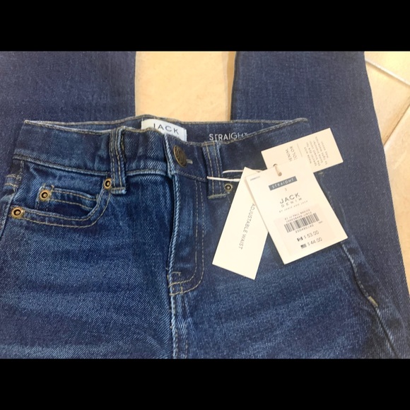 JANIE AND JACK STRAIGHT JEAN IN RINSE WASH - Picture 7 of 9